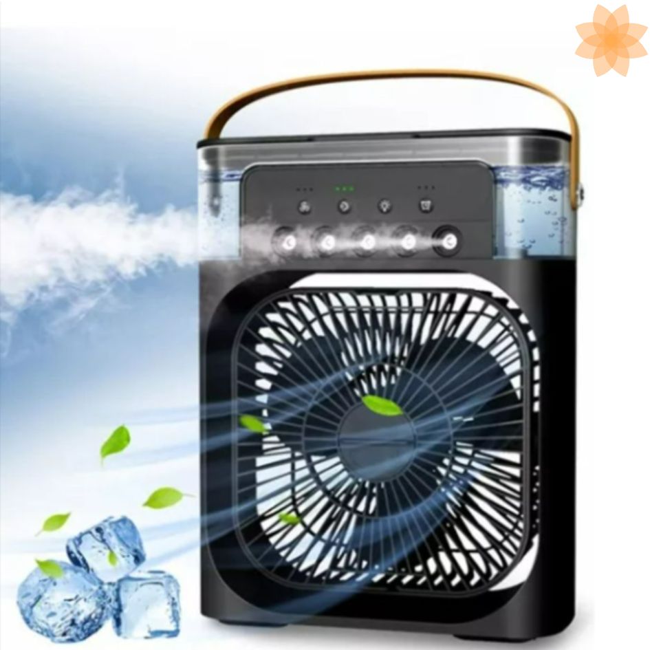 Mini Ventilador Aire Acondicionado LED